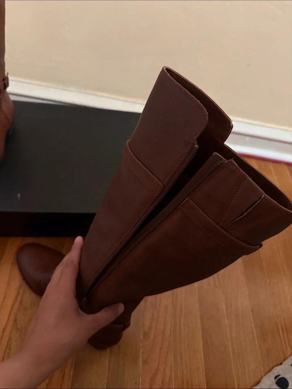 INC International Concepts Chestnut Brown Over-the-Knee Riding Boots